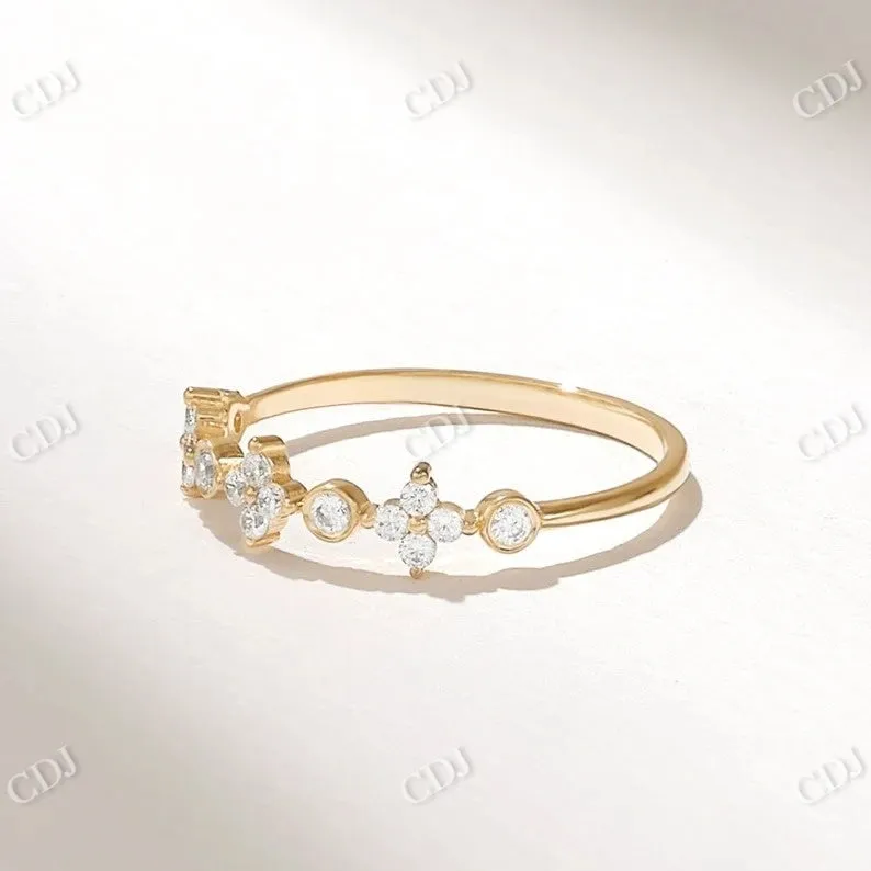 0.15CTW Minimalist Diamond Wedding Band