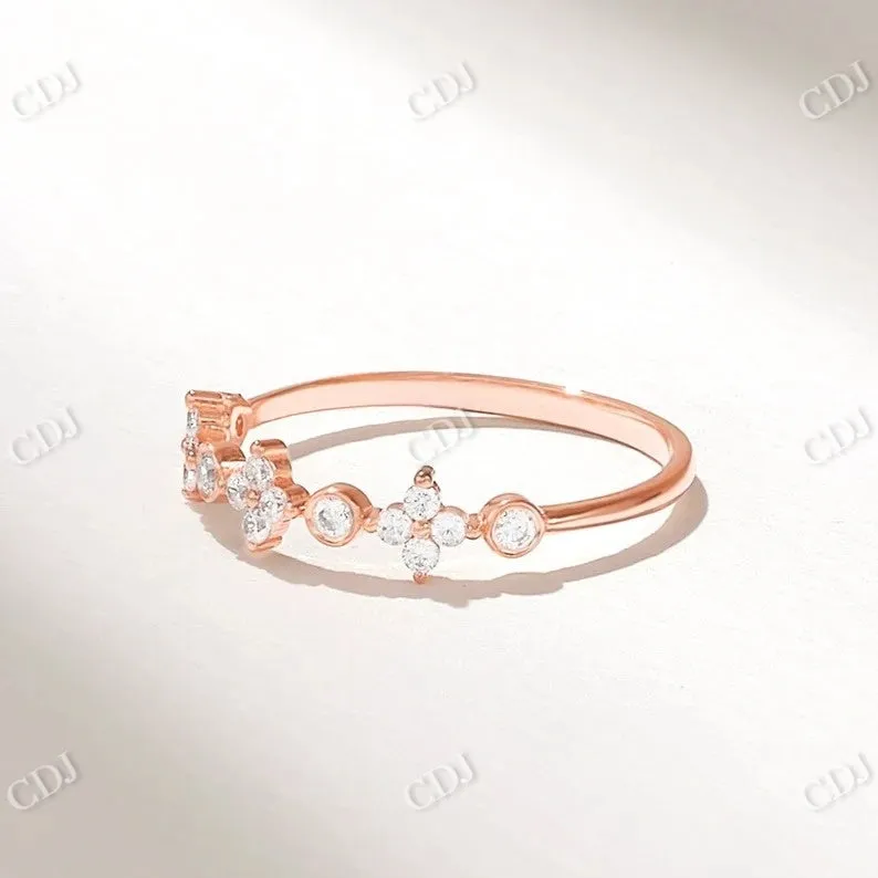 0.15CTW Minimalist Diamond Wedding Band