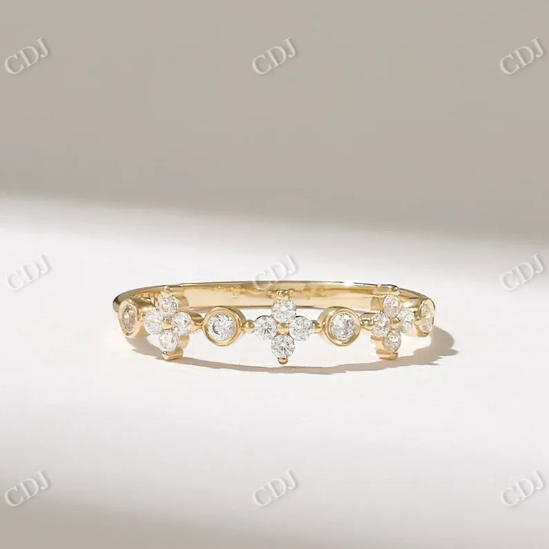 0.15CTW Minimalist Diamond Wedding Band