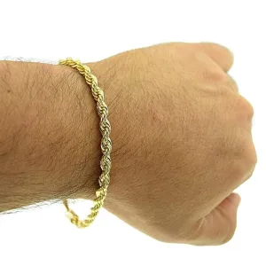 14k Gold Filled Rope Bracelet