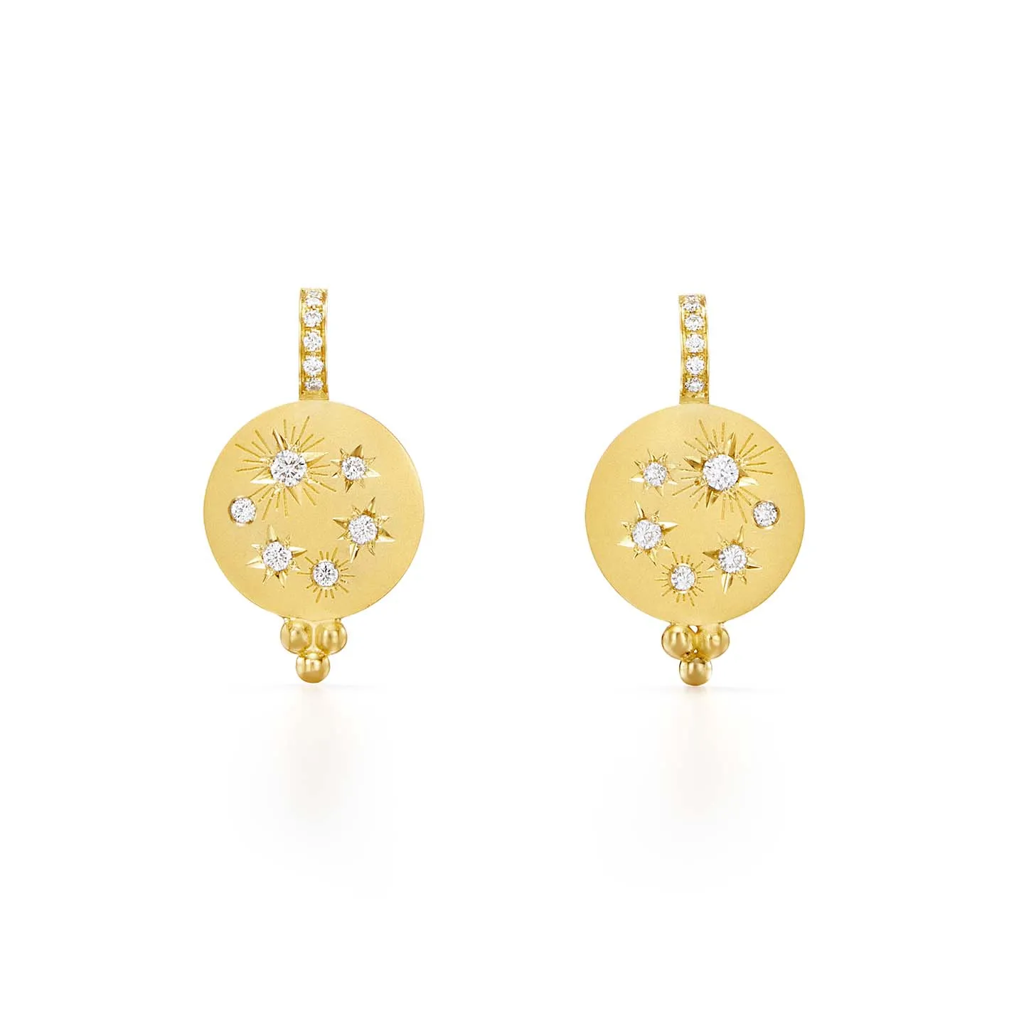 18K Diamond Cosmos Earrings