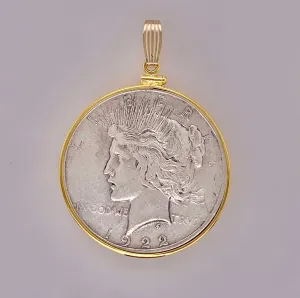 1922 Silver Dollar Pendant