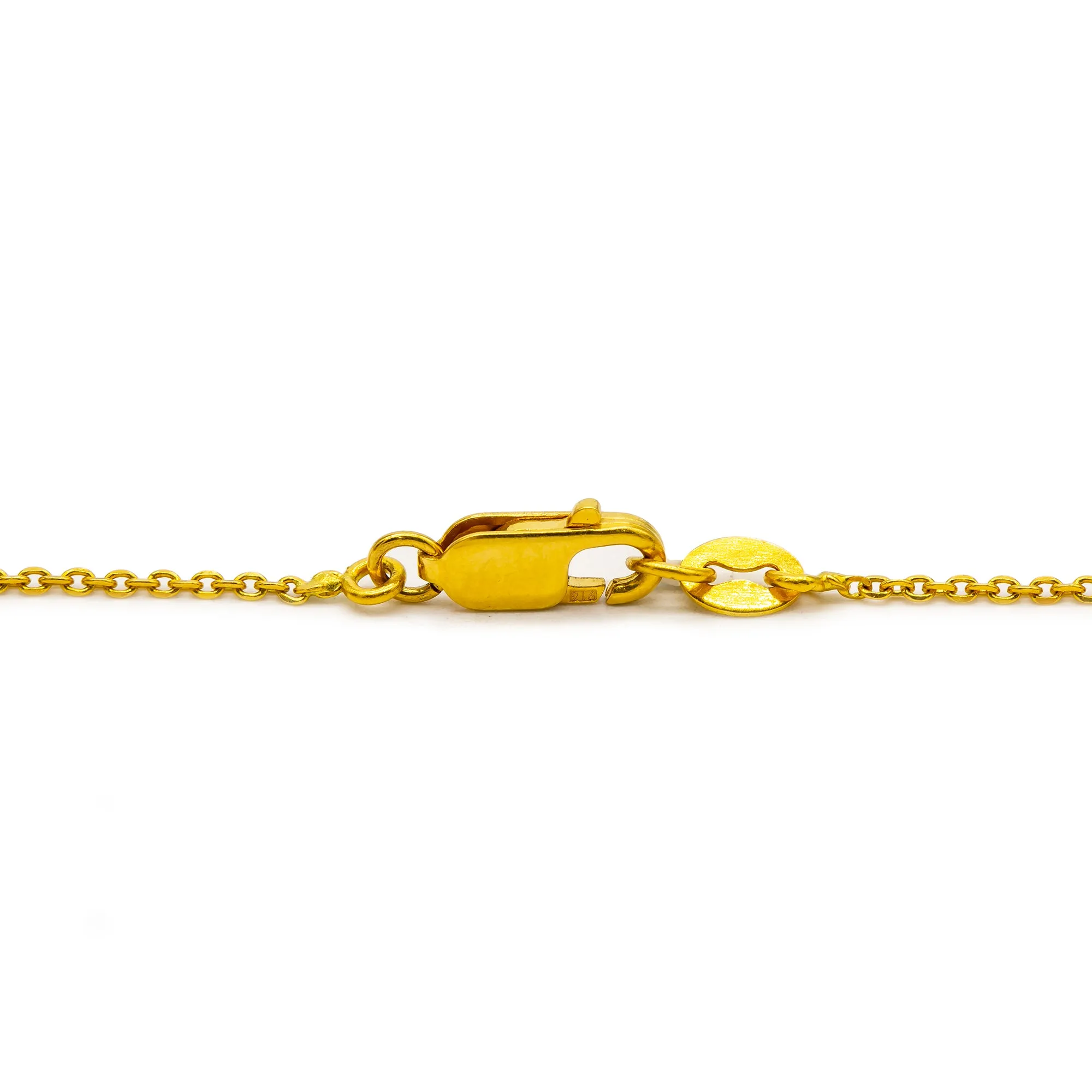 22K Multi-Tone Gold Ishani Beaded Chain