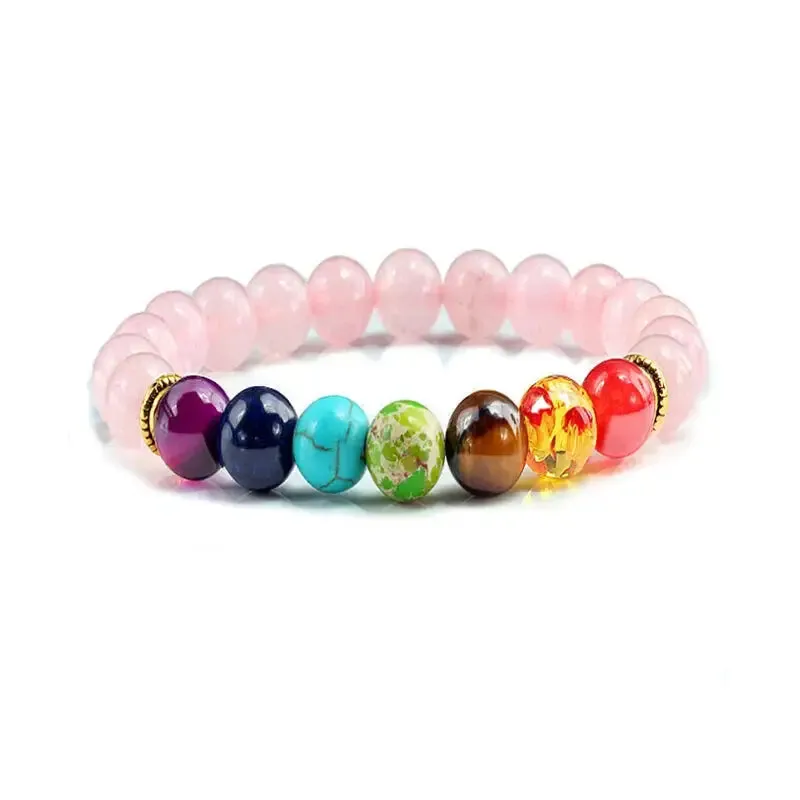 7 Chakra Natural Stone Bracelet