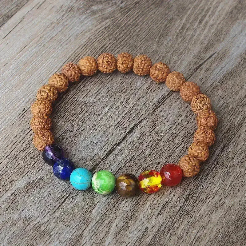 7 Chakra Natural Stone Bracelet