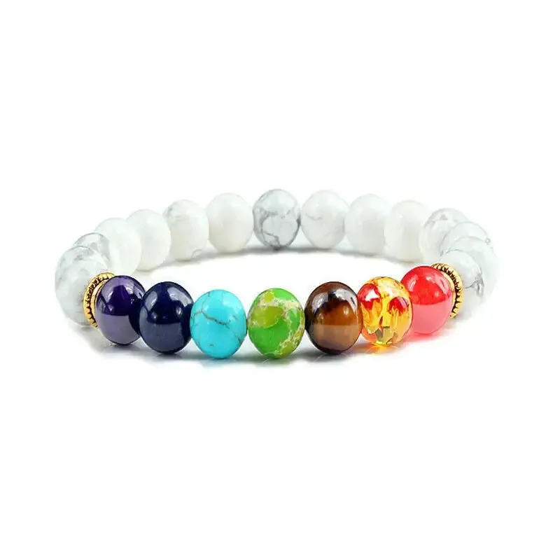 7 Chakra Natural Stone Bracelet