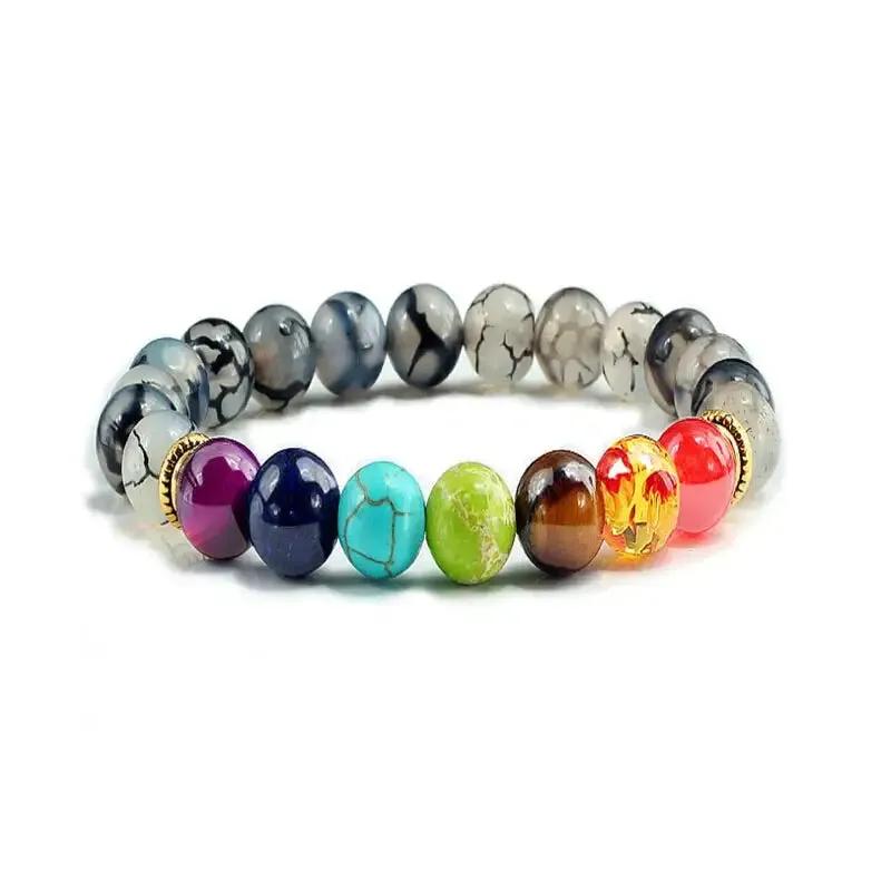 7 Chakra Natural Stone Bracelet