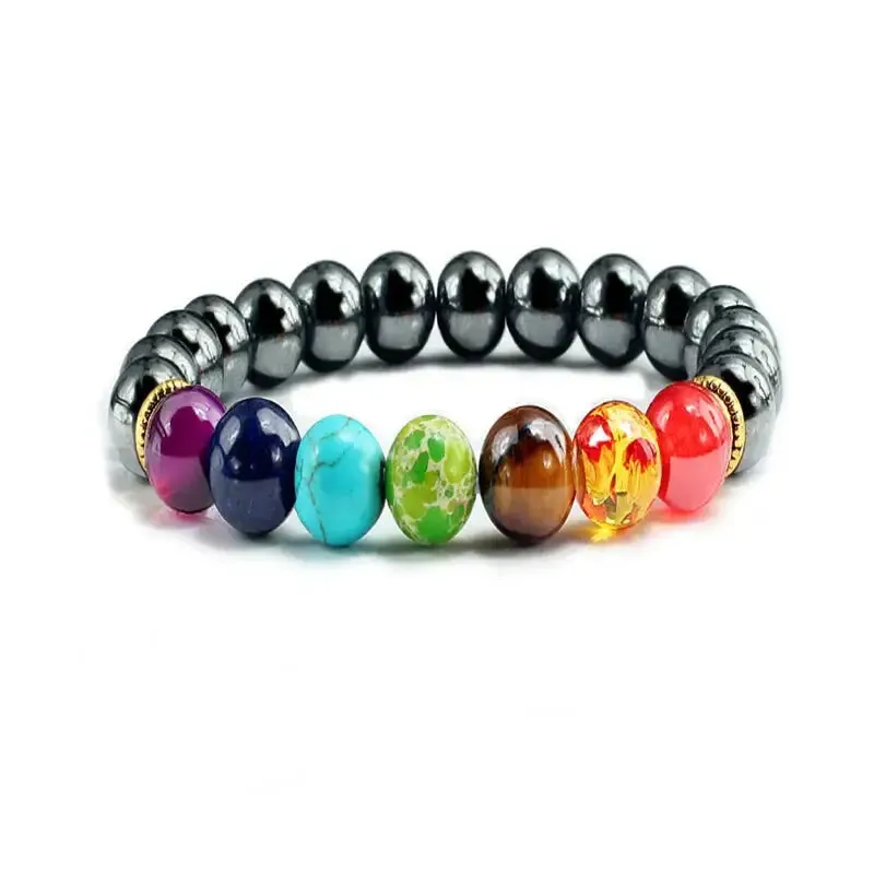 7 Chakra Natural Stone Bracelet