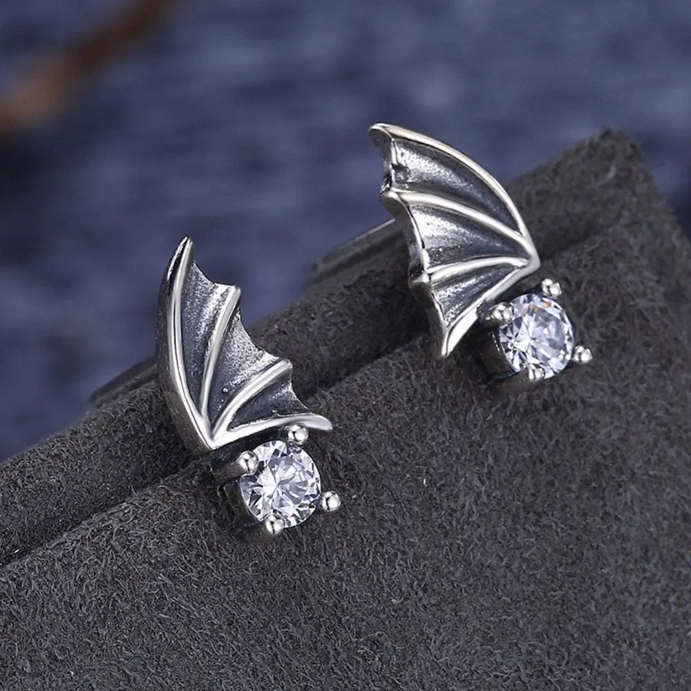 925 Sterling Silver Vintage Wing Design