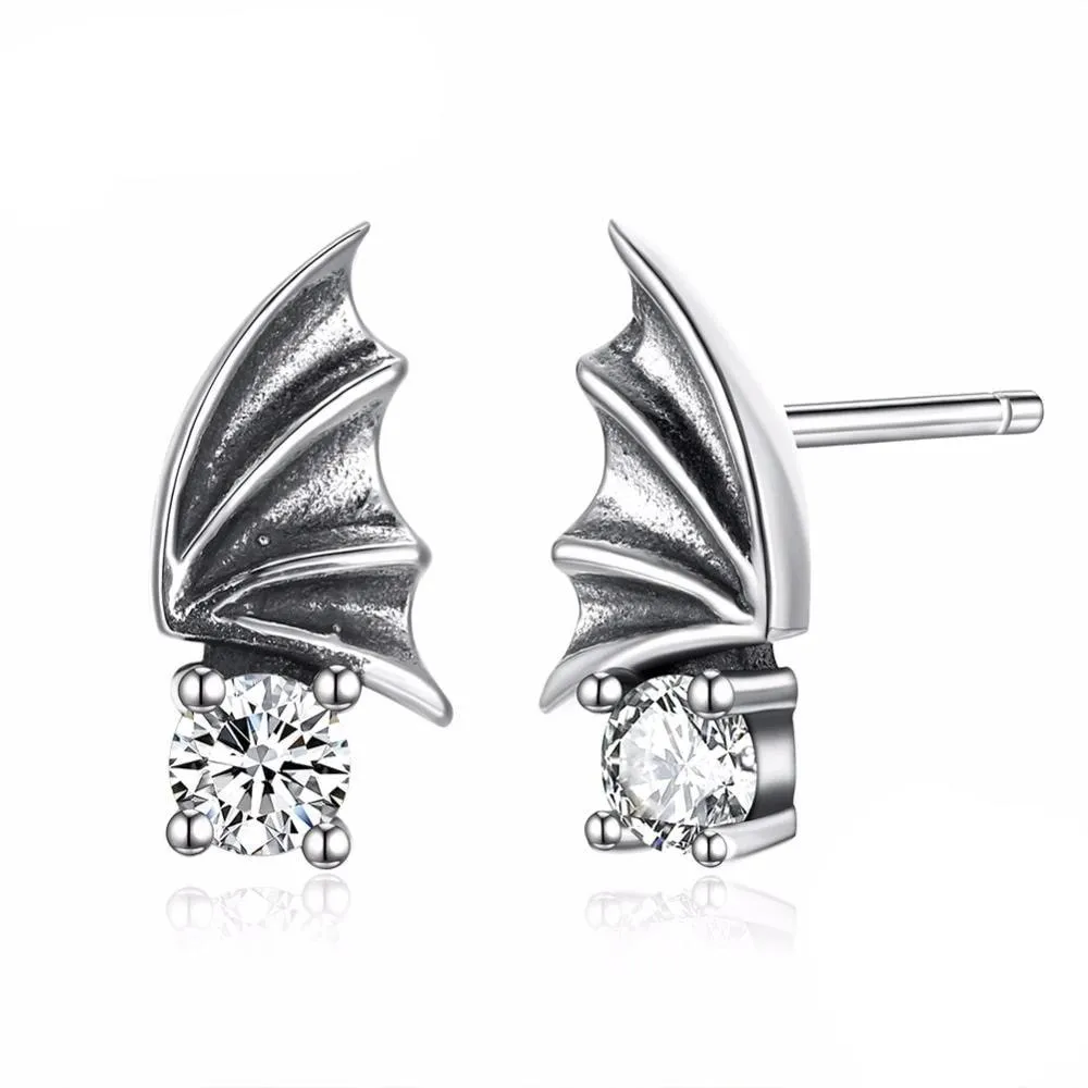 925 Sterling Silver Vintage Wing Design