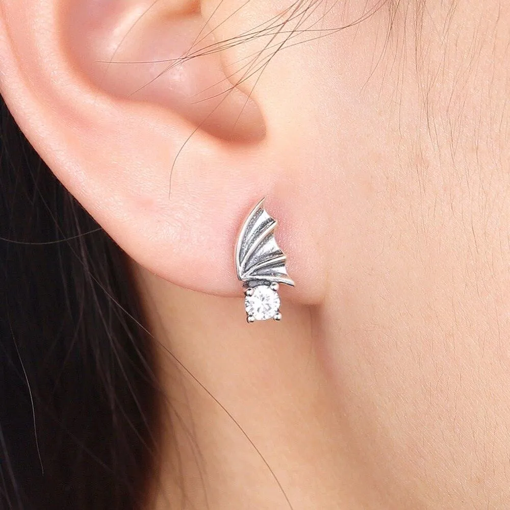 925 Sterling Silver Vintage Wing Design