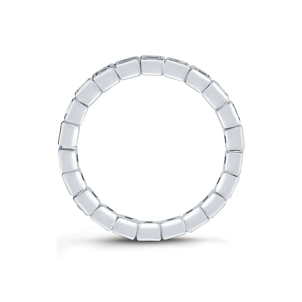 A. Jaffe Metropolitan Eternity Diamond Wedding Band in White Gold