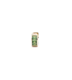 Baguette Tsavorite - True Love : Huggie Earring