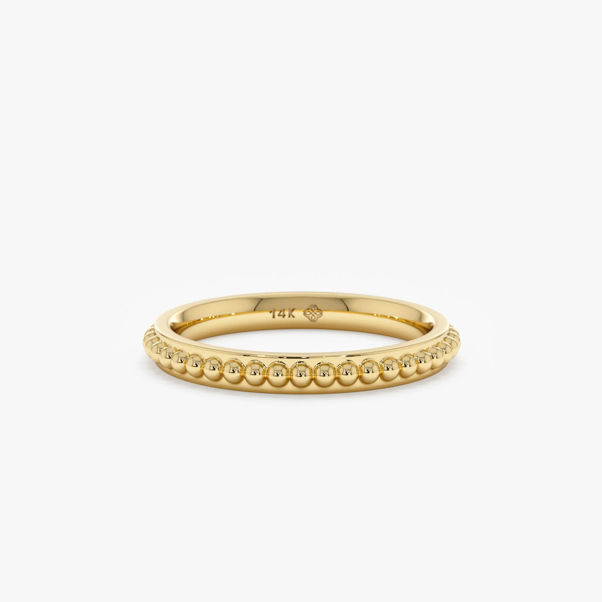 Bead Design Eternity Wedding Band, Devika