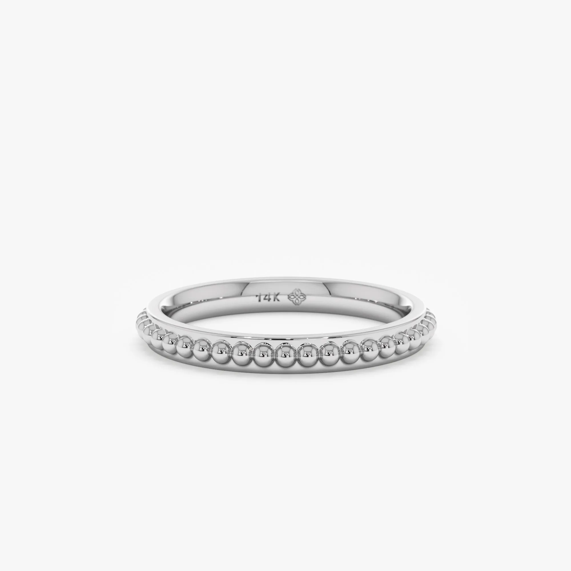 Bead Design Eternity Wedding Band, Devika