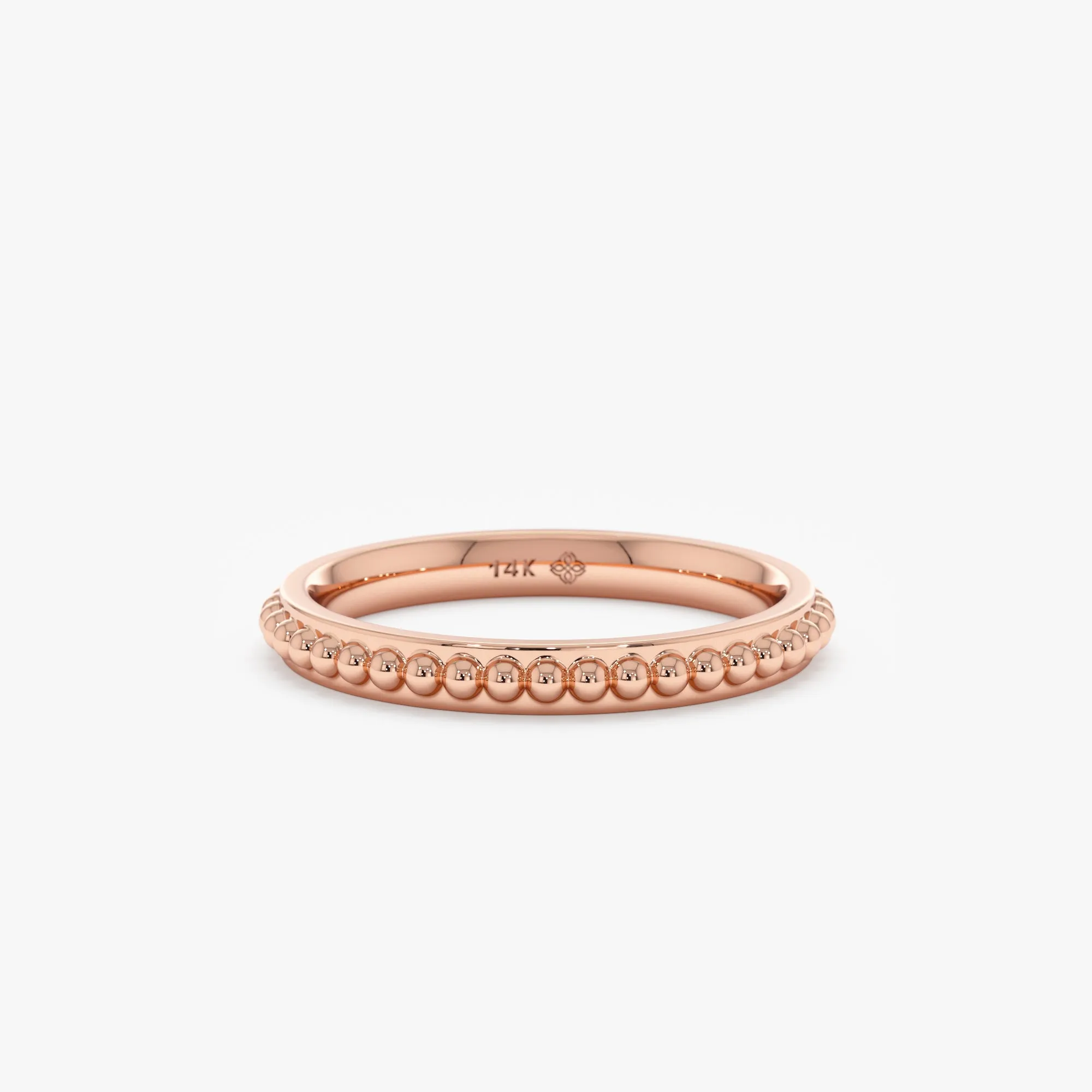 Bead Design Eternity Wedding Band, Devika