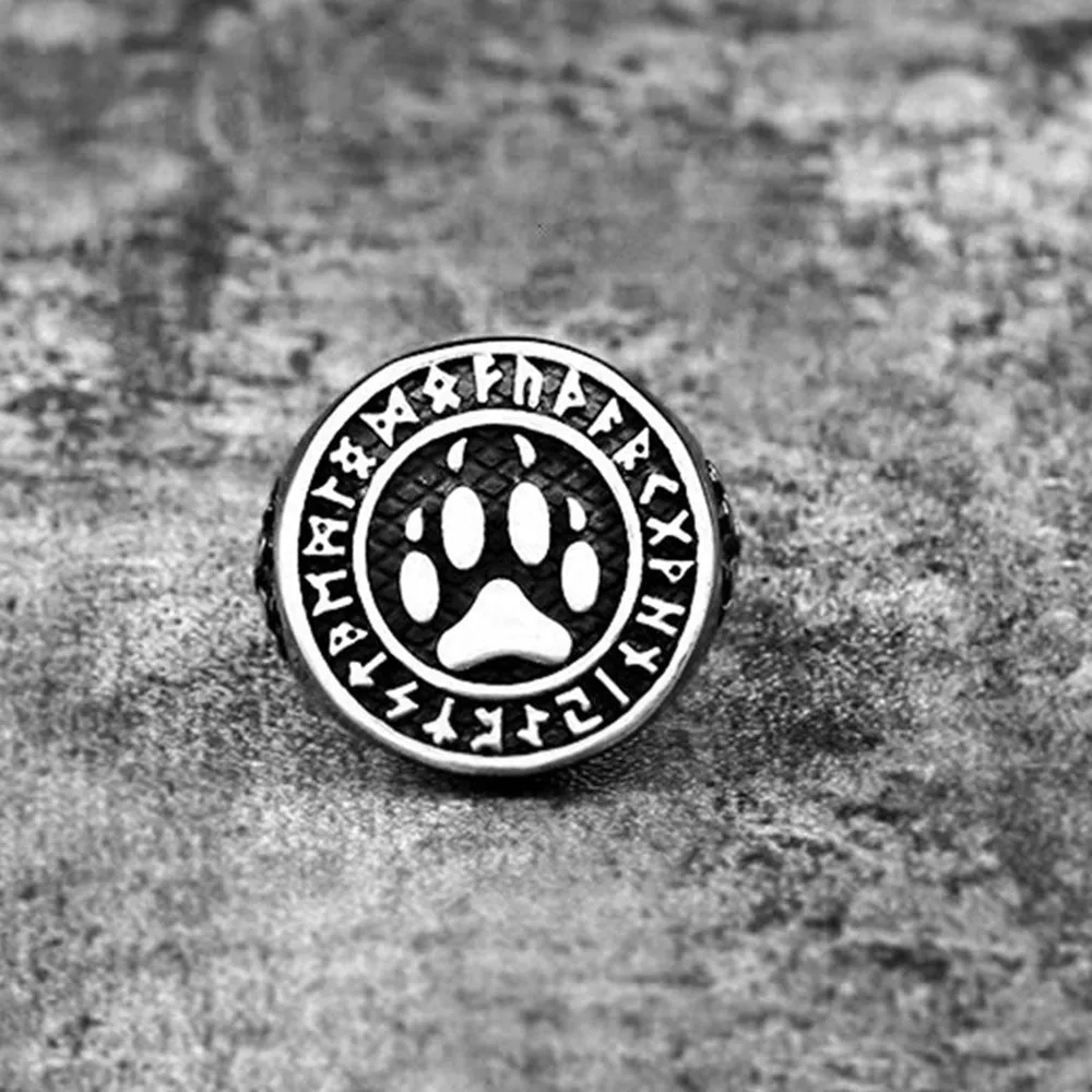 BEAR PAW SIGNET RING