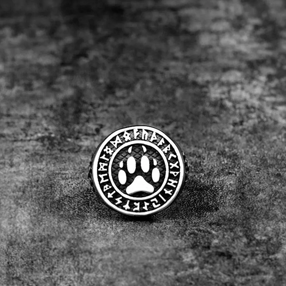 BEAR PAW SIGNET RING