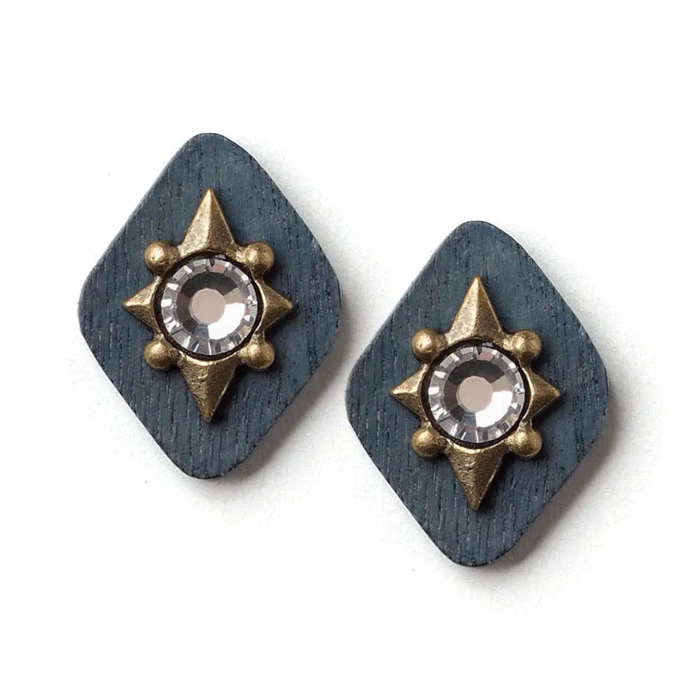 Bits Of Blue Stud Earrings Set