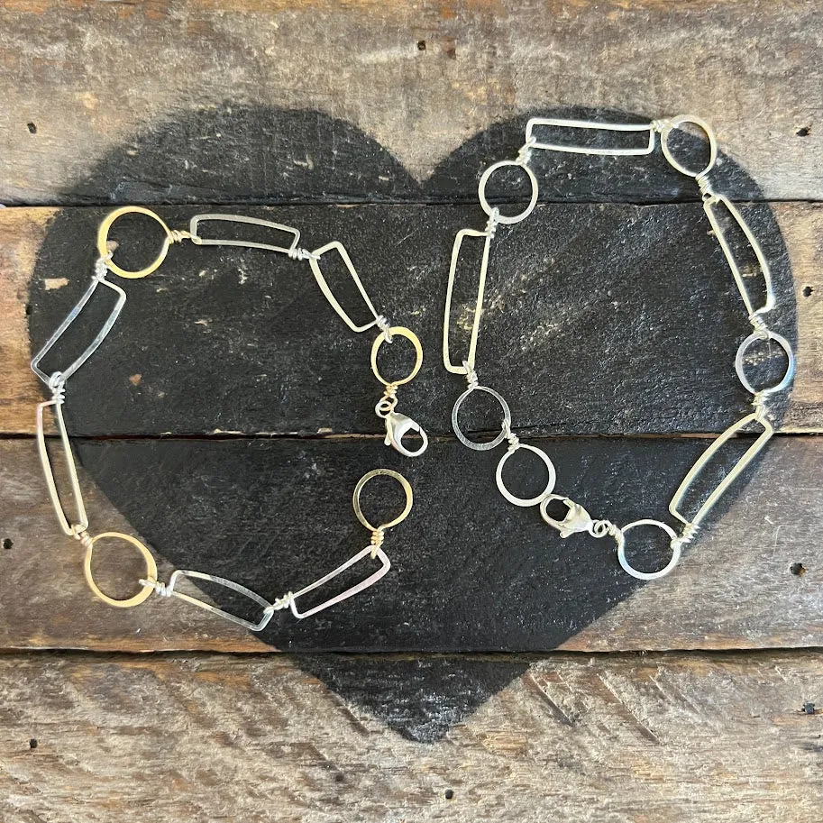 Boxy Handmade Chain Bracelet