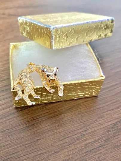 Cheetah Pendant 18K Gold Filled 29x26mm