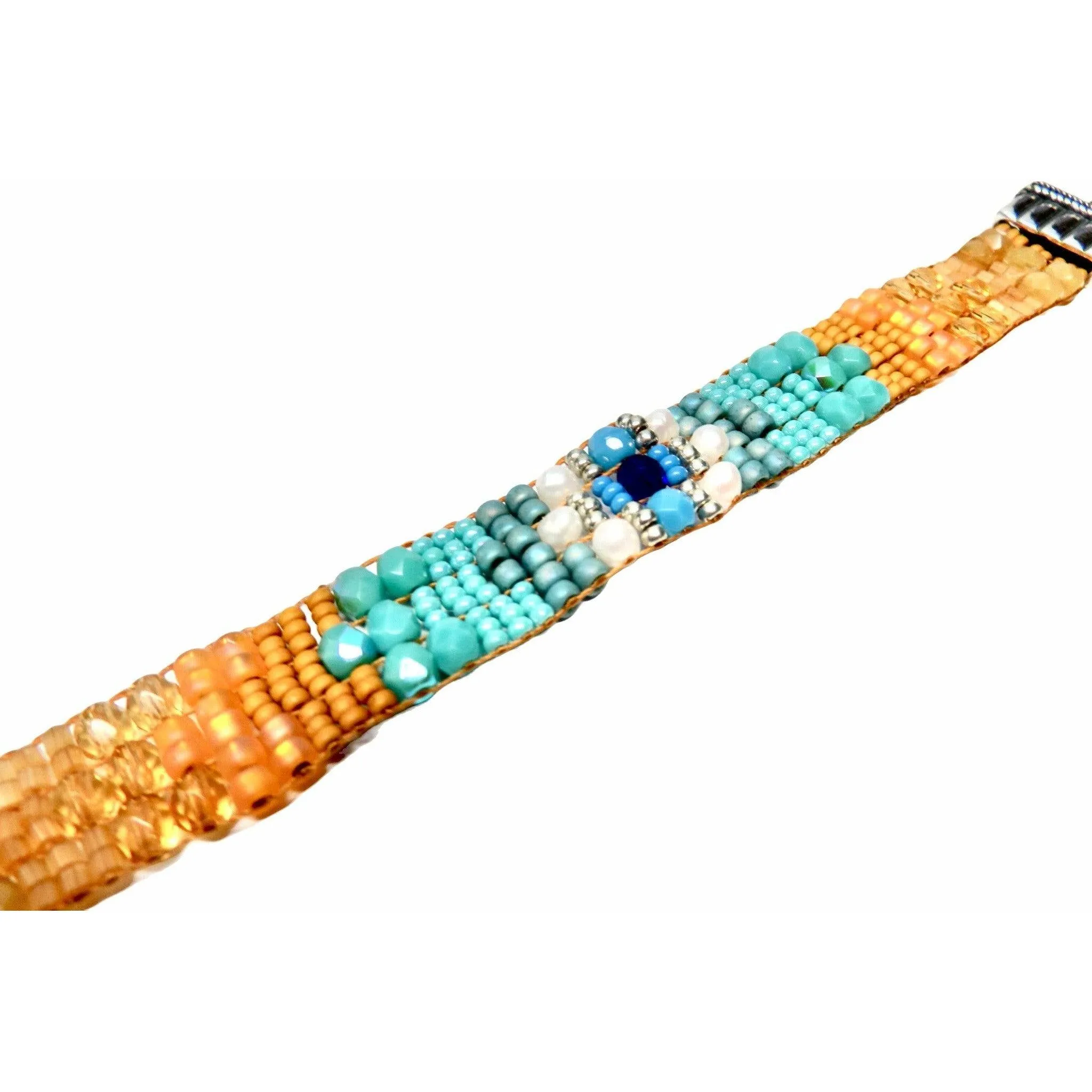 Chili Rose " Freedom 2" Tiffany  Bracelet by Adonnah Langer - Ombre Collection