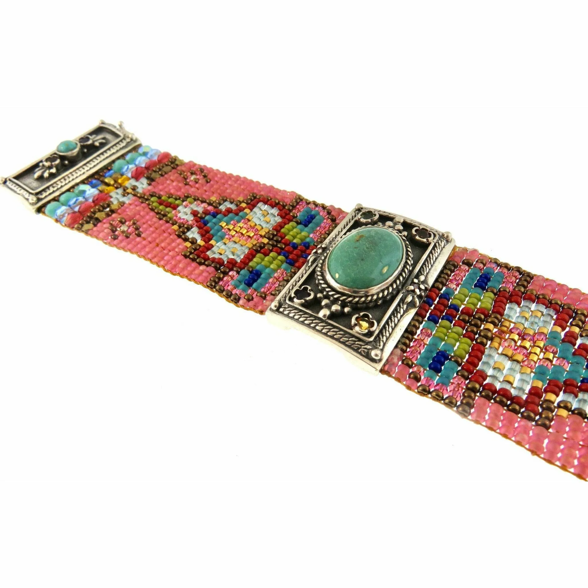 Chili Rose  "Magenta Tara " Diana Bracelet