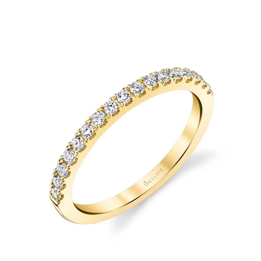 Classic Diamond Wedding Band - Chantelle 14k Gold Yellow