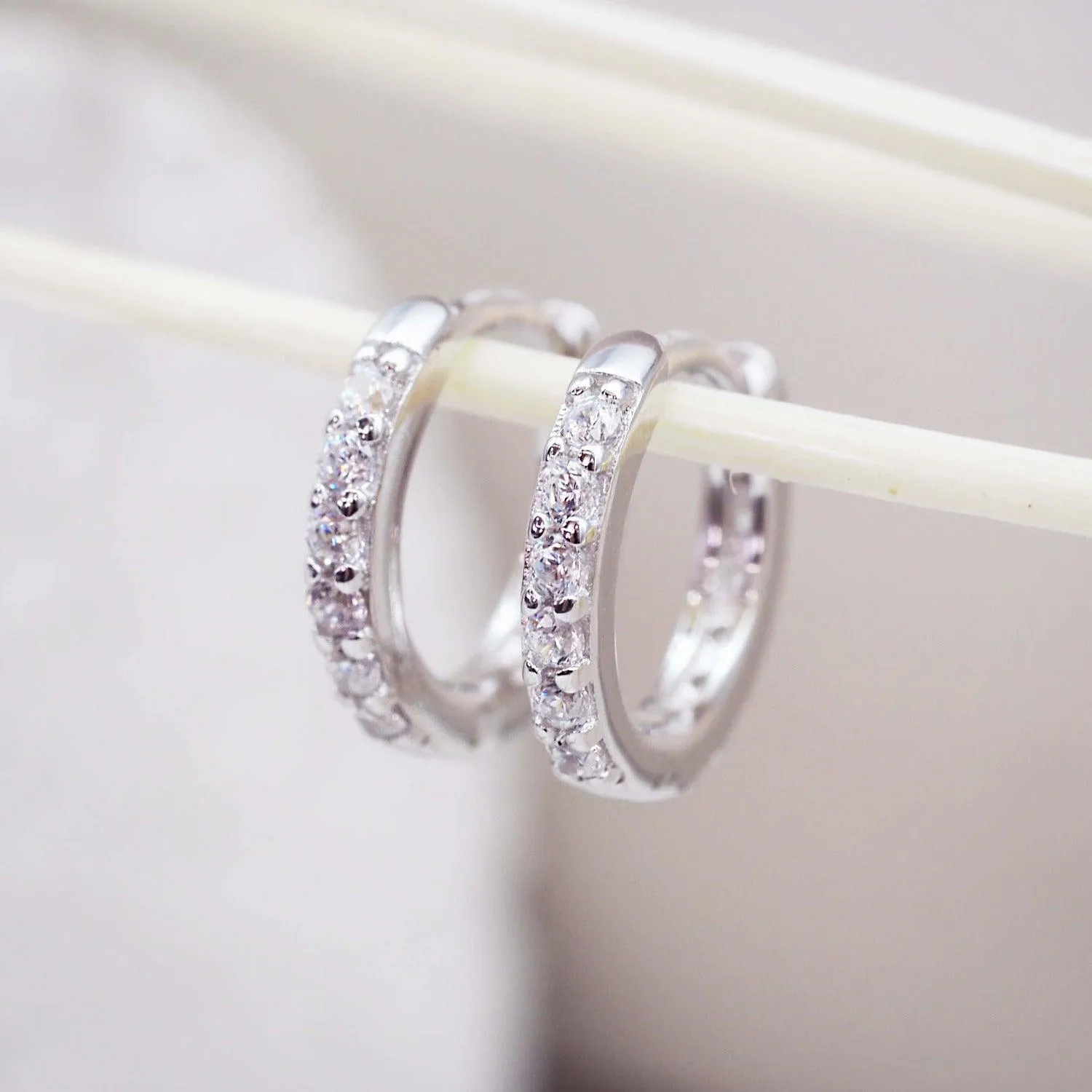 Dainty Huggie Earrings