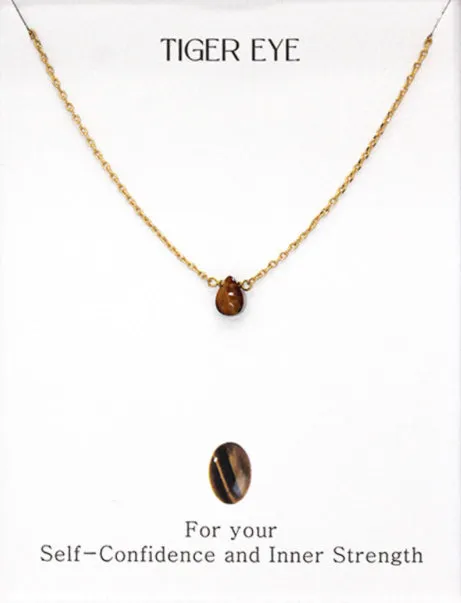 Dainty Stones Necklaces by Triad Collection