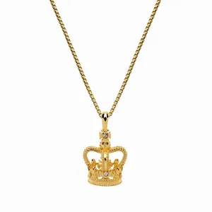 Diamond Crown Necklace