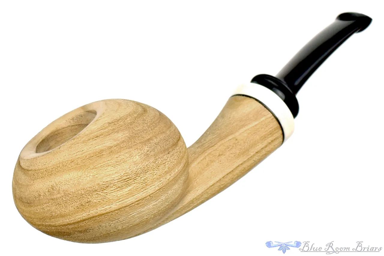 Dirk Heinemann Pipe Sandblast Olive Wood Tomato with Ivorite