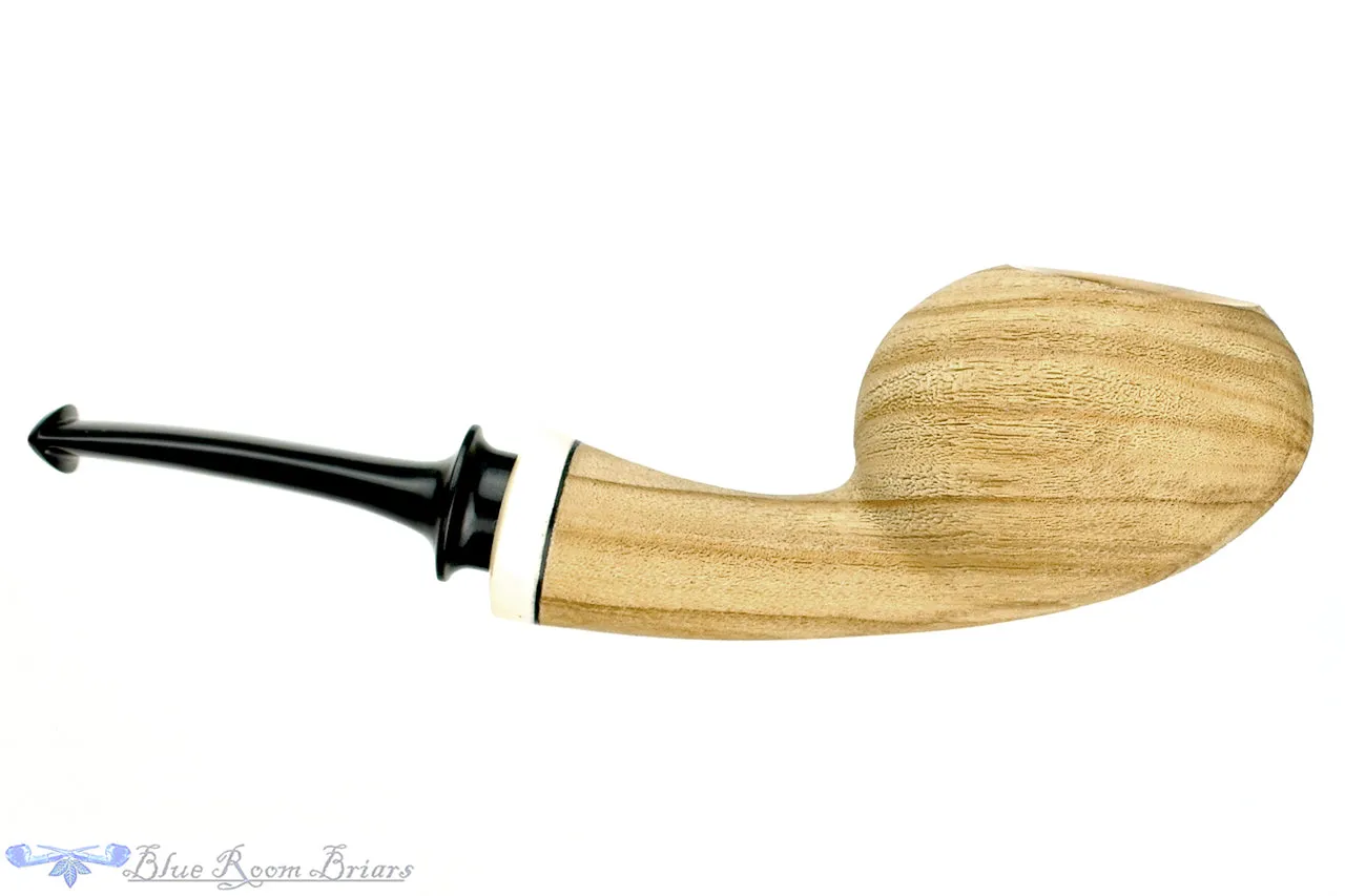 Dirk Heinemann Pipe Sandblast Olive Wood Tomato with Ivorite