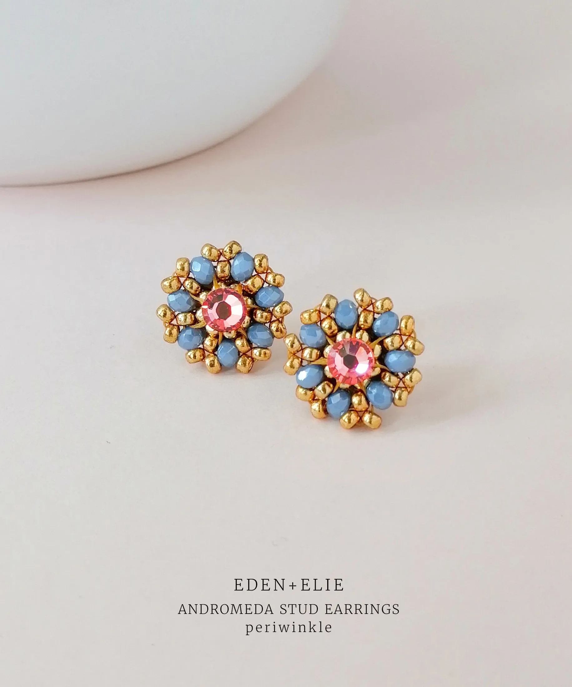 EDEN   ELIE Andromeda Stud Earrings - periwinkle