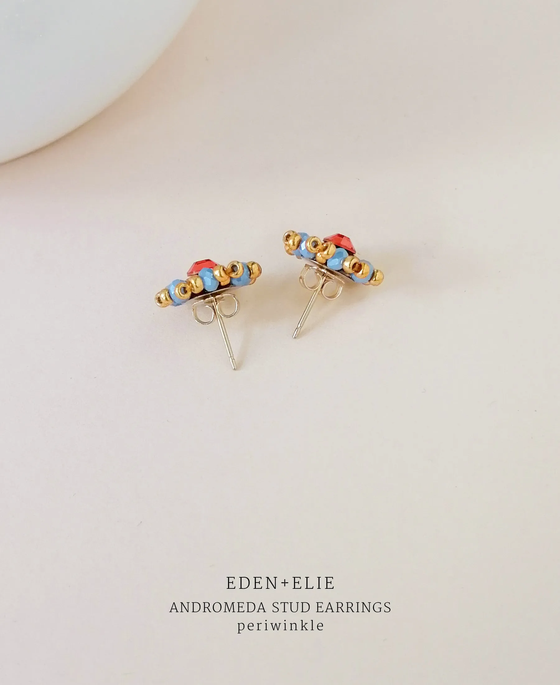 EDEN   ELIE Andromeda Stud Earrings - periwinkle