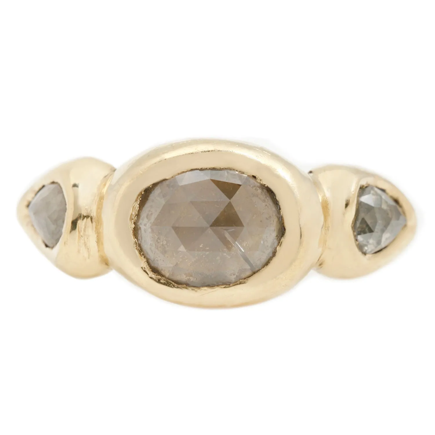 Firelight Diamond Signet Ring