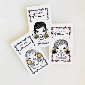 For All My Queens Vintage Earrings