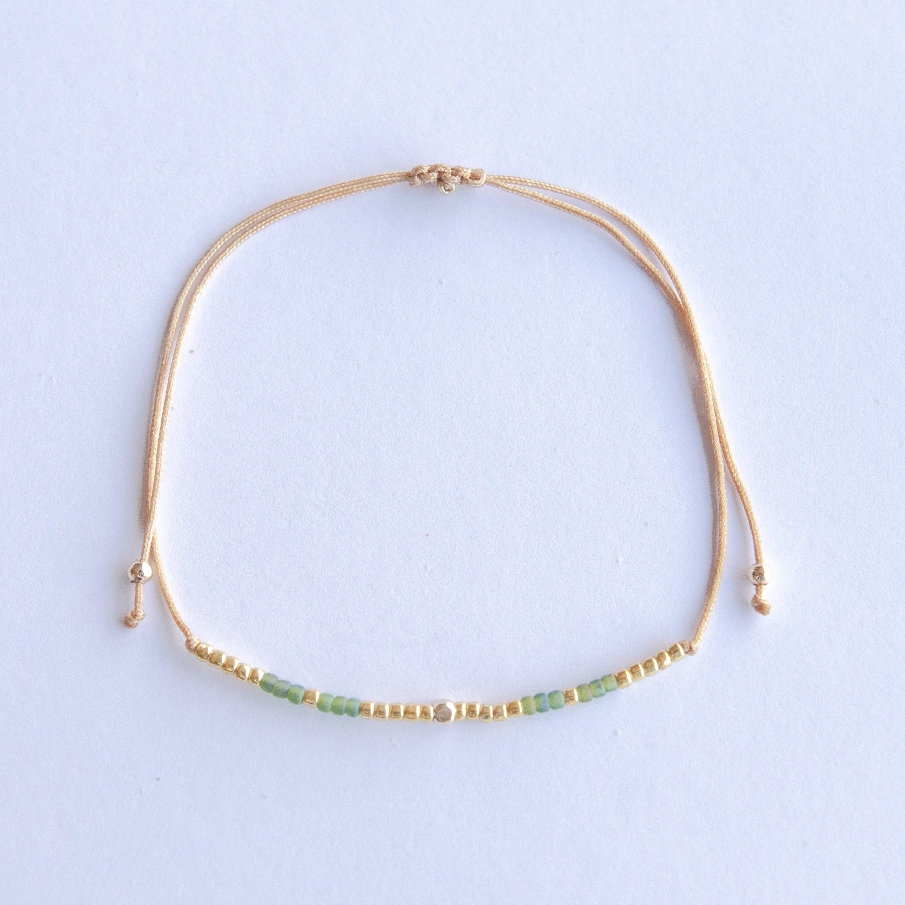 Gleam Beads Adjustable Bracelet