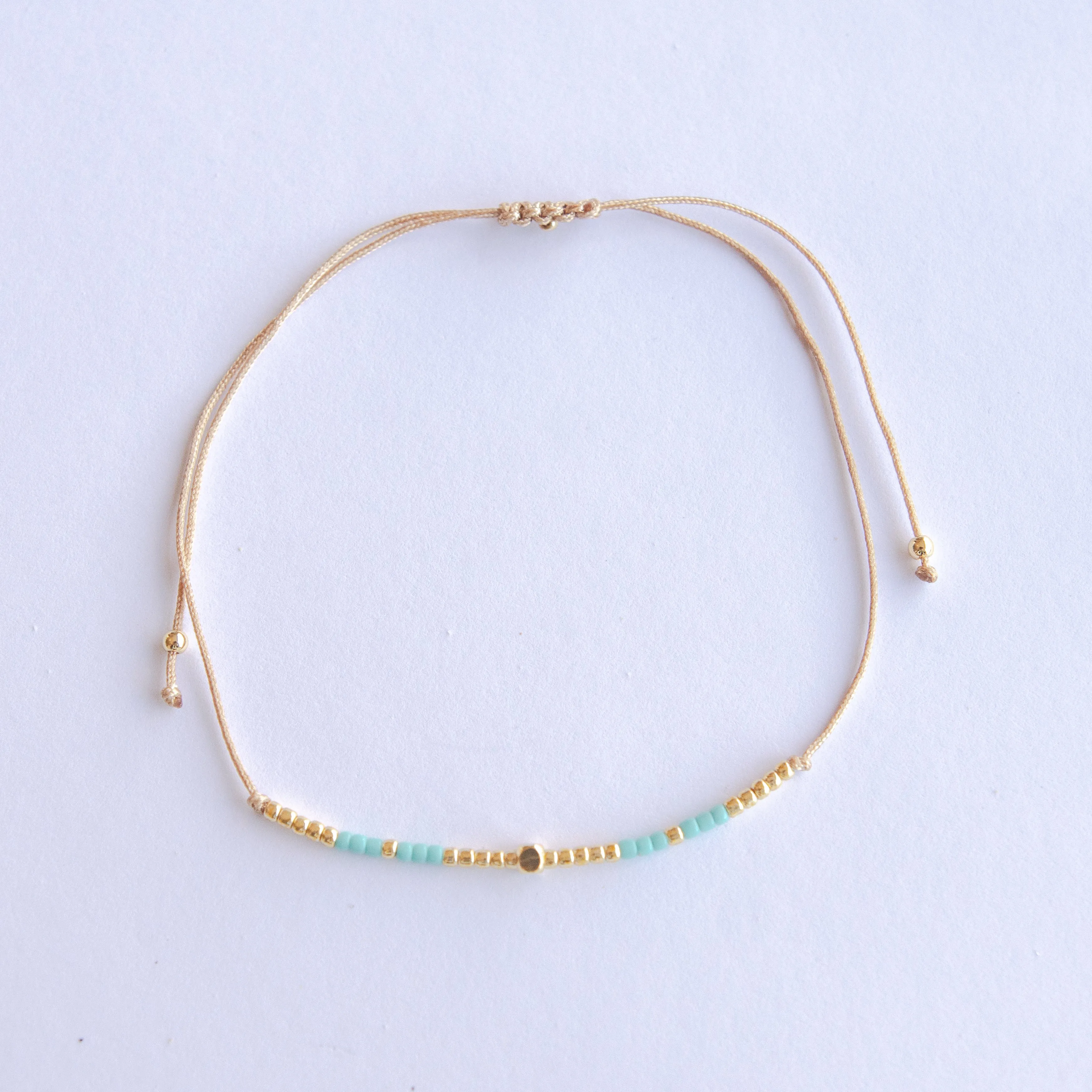 Gleam Beads Adjustable Bracelet