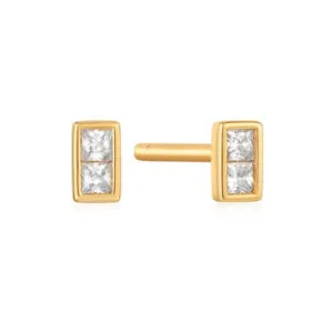 Gold Glam Mini Stud Earrings