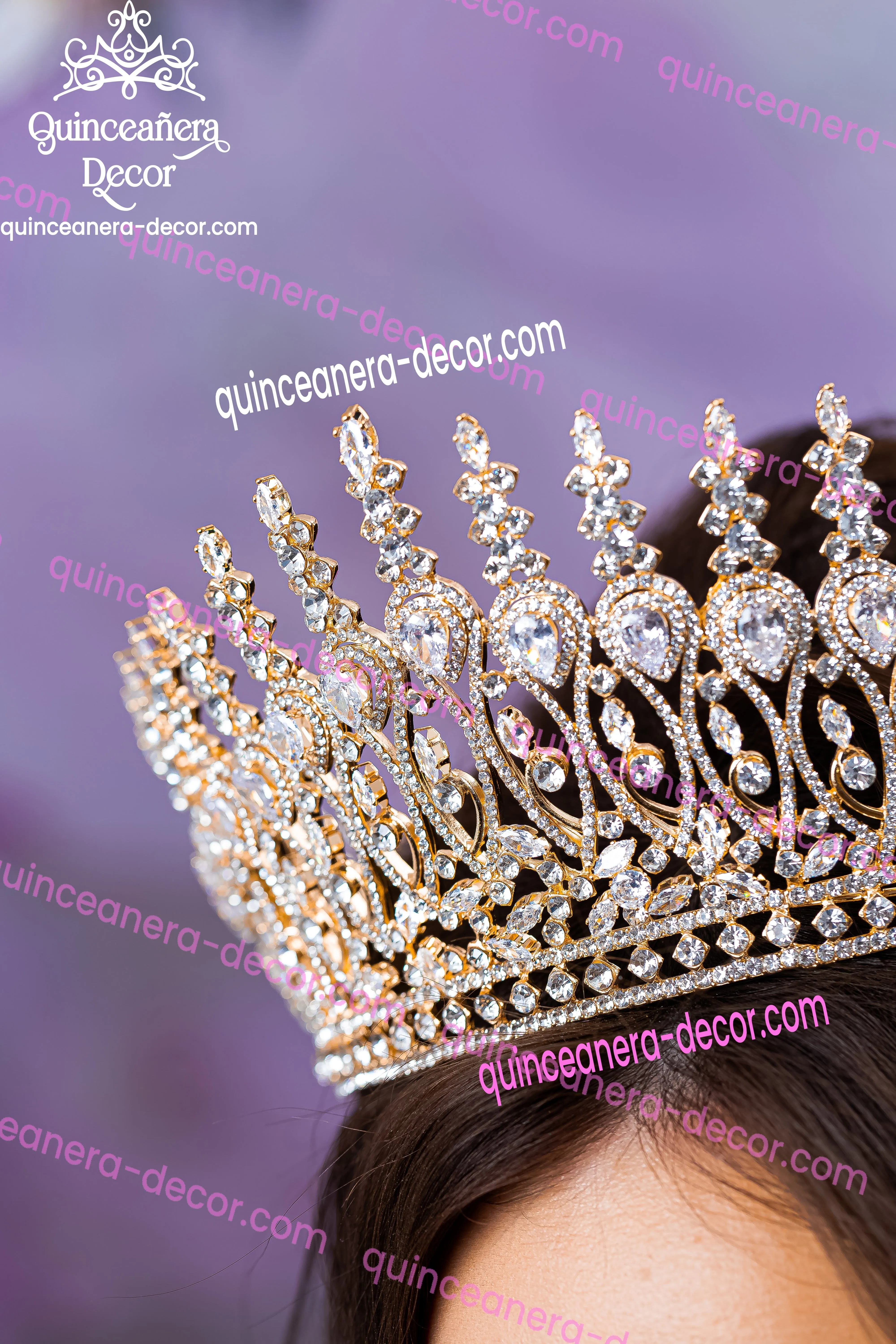 Gold Quinceanera Corona