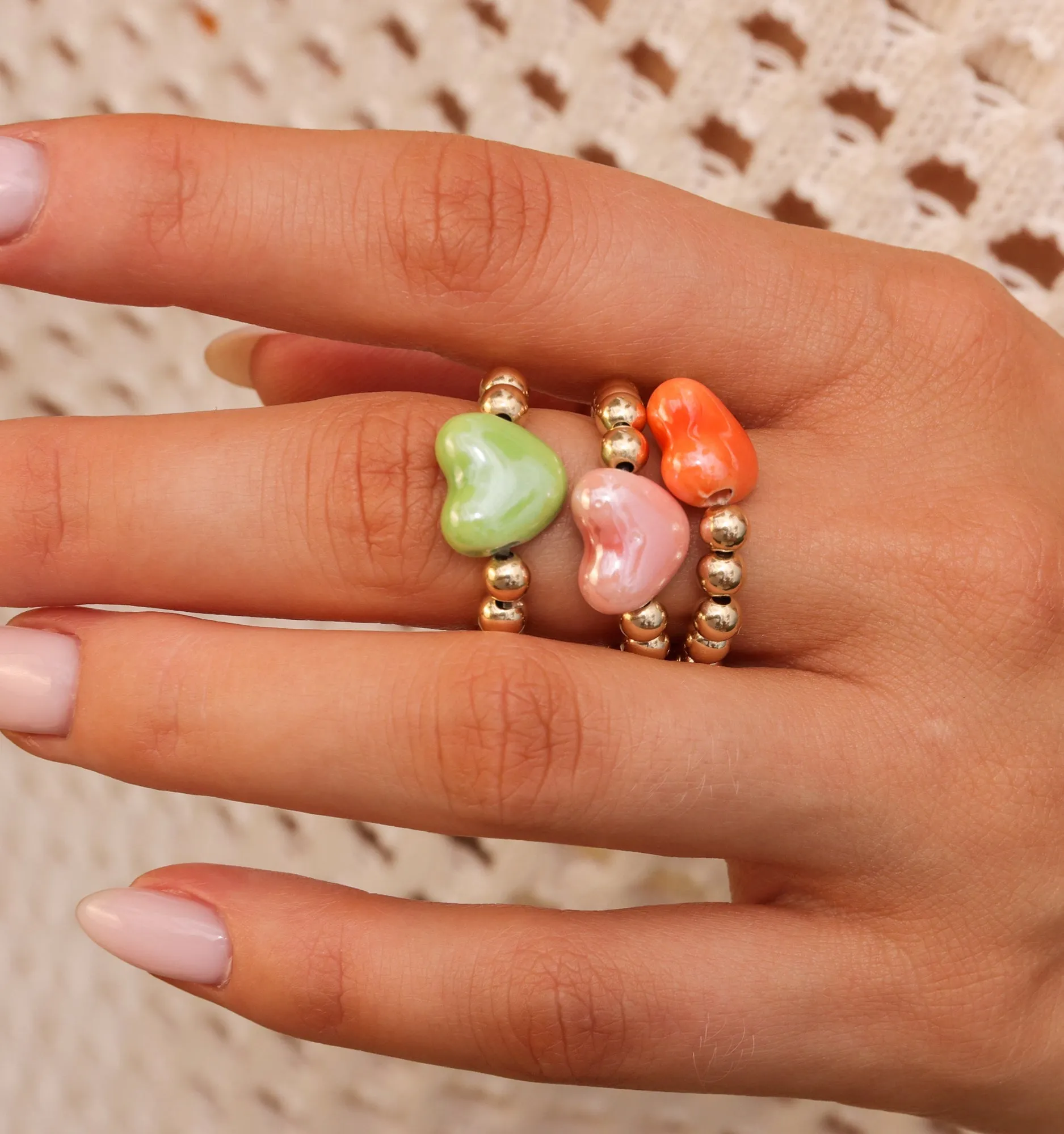 Green Sweetheart Ring