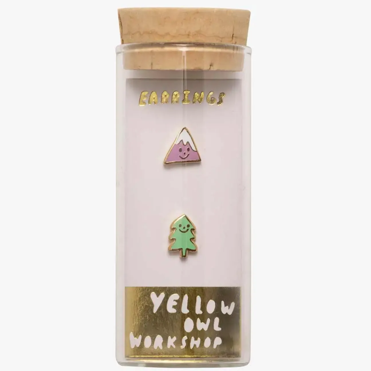 Happy Mountain   Tree Earrings