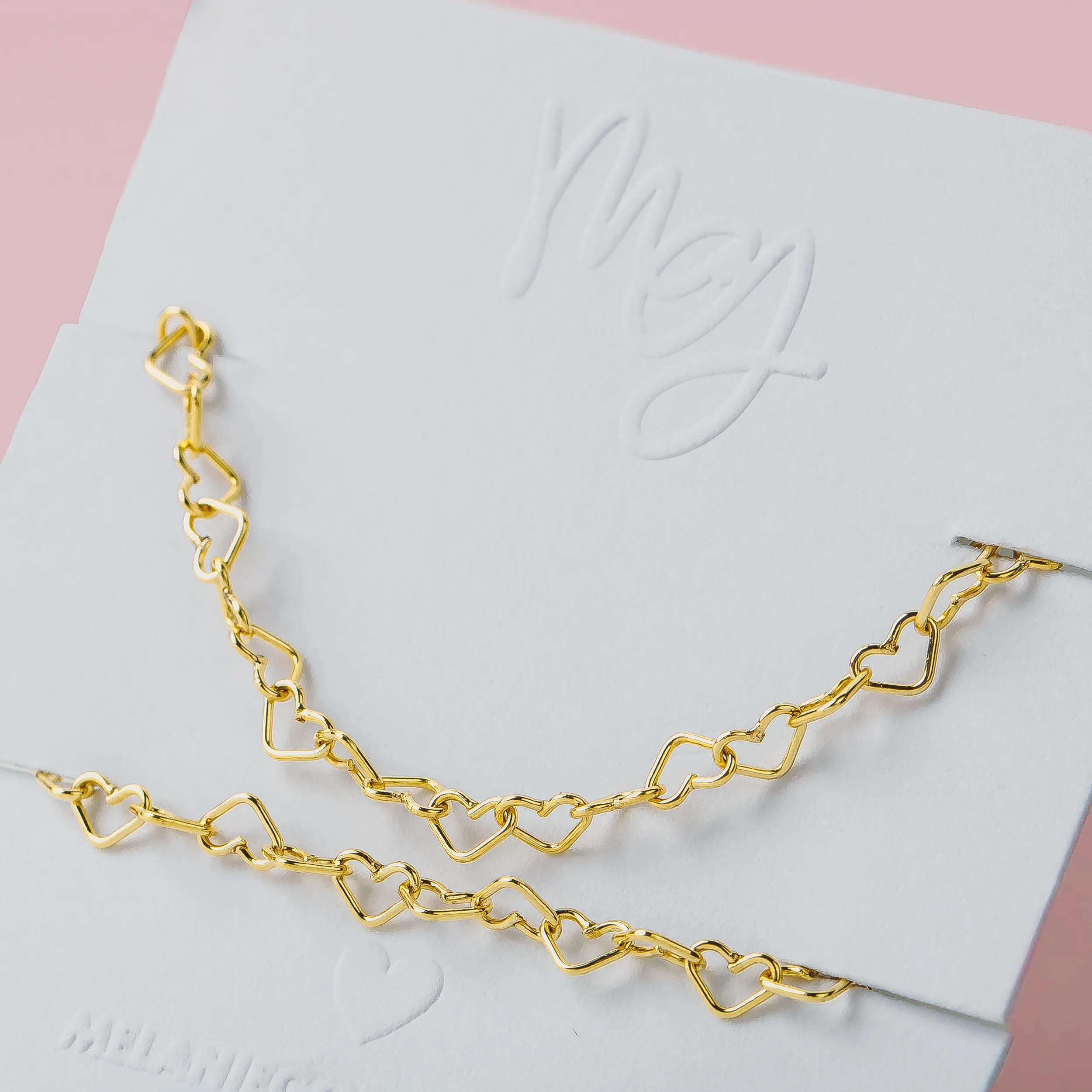 Heart Link Chain Gift Set