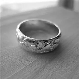 Heavy Pattern Ring