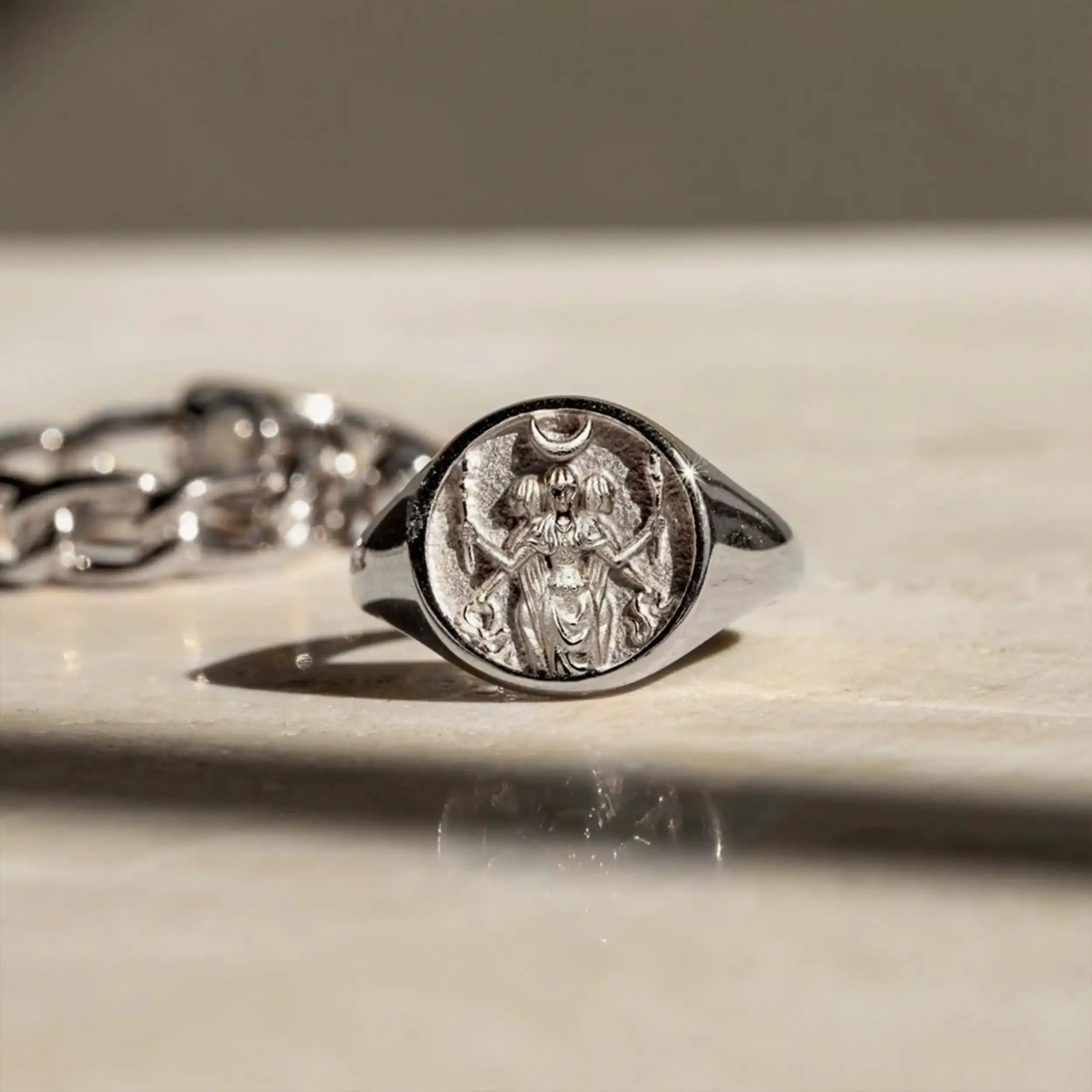 Hecate Signet Ring