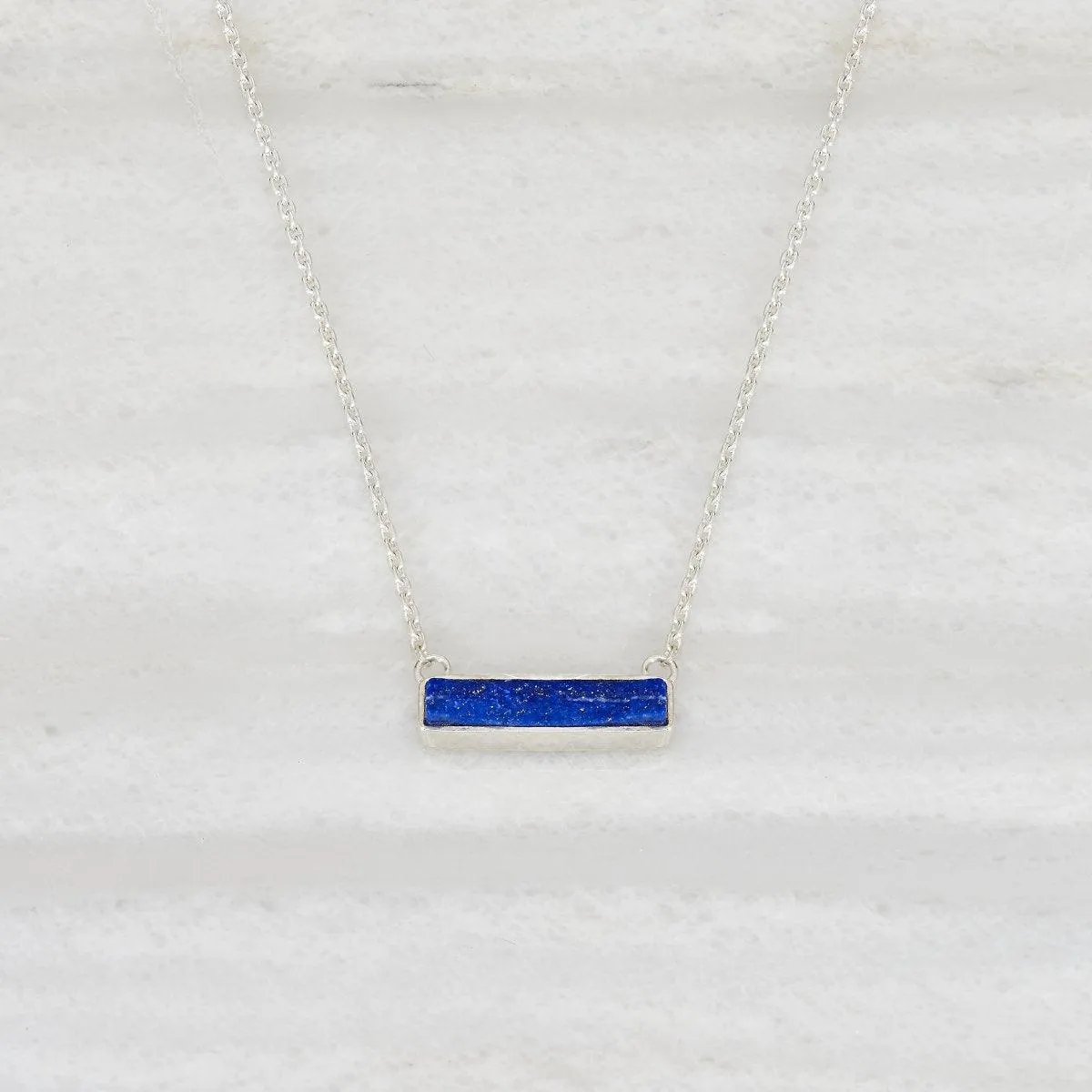 Hewn Lapis Pendant