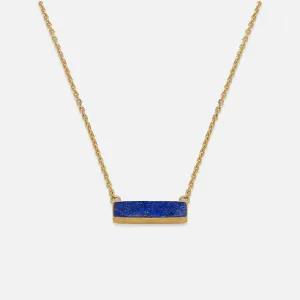 Hewn Lapis Pendant