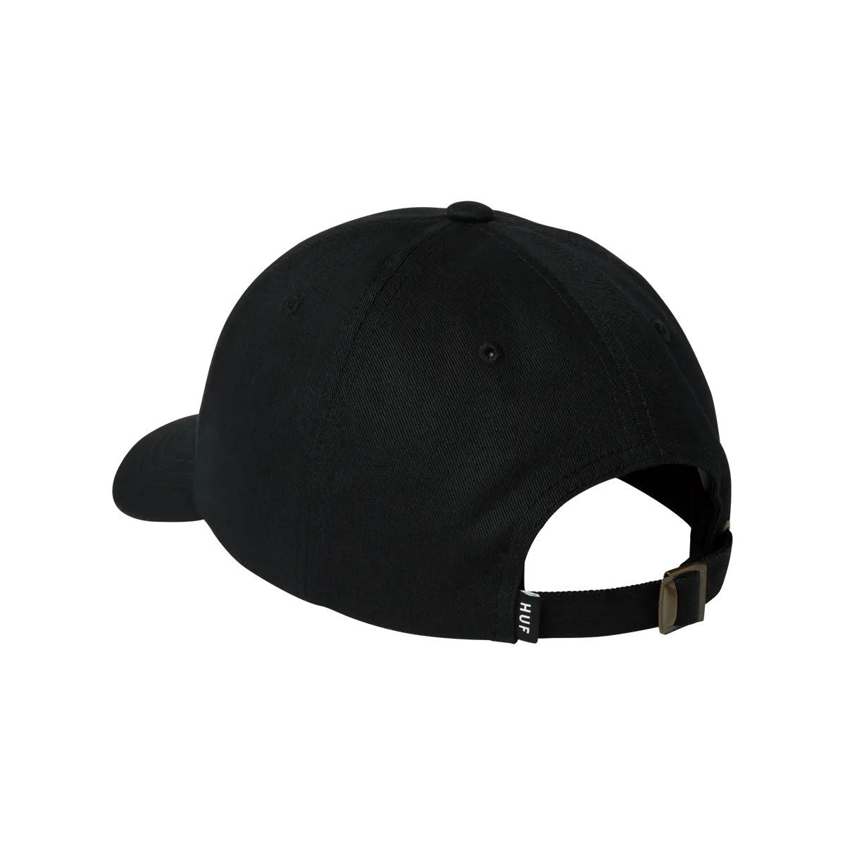 HUF SET OG CV 6 PANEL HAT BLACK