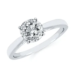 i Cherish&trade; .33ctw Round Diamond Ring in 14K Gold